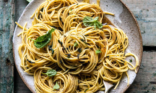 Garlic Basil Pasta